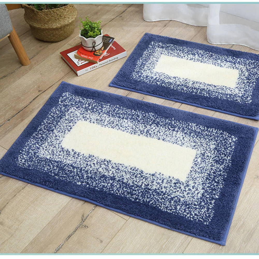 

i@home microfiber kitchen washable bathroom floor mat for living room