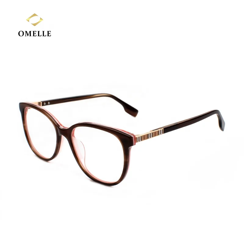 

OMELLE Ladies Fashion High Quality Acetate Eyeglasses Frame Optical Eyewear