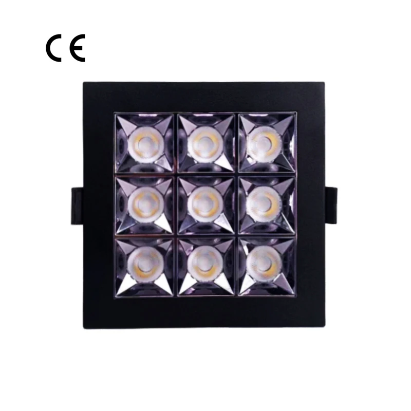 CE 9 Cells Laser Blade recessed LED internal lighting Recessed Down Light with Remote Juntcion Box LED Slotter Downlight