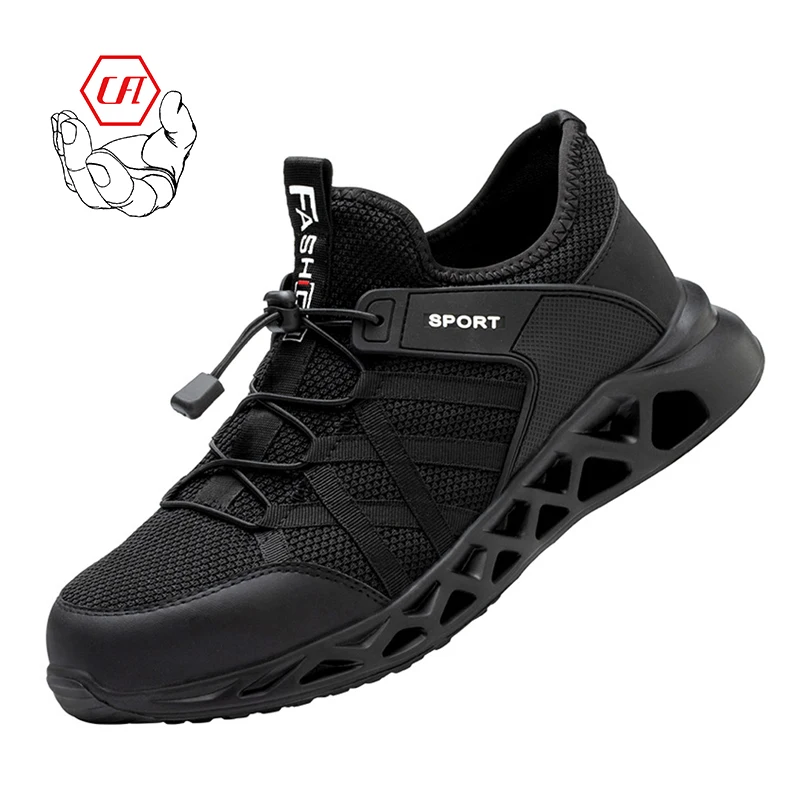 

Super Soft Breathable Steel Toe Safety Shoe for Men Women Work Shoes Slip-Resistant Industrial Construction Shoes