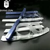 Wholesale plastic shirt collar band for clothing packaging neck band collar PVC/PET/PP garment accessories