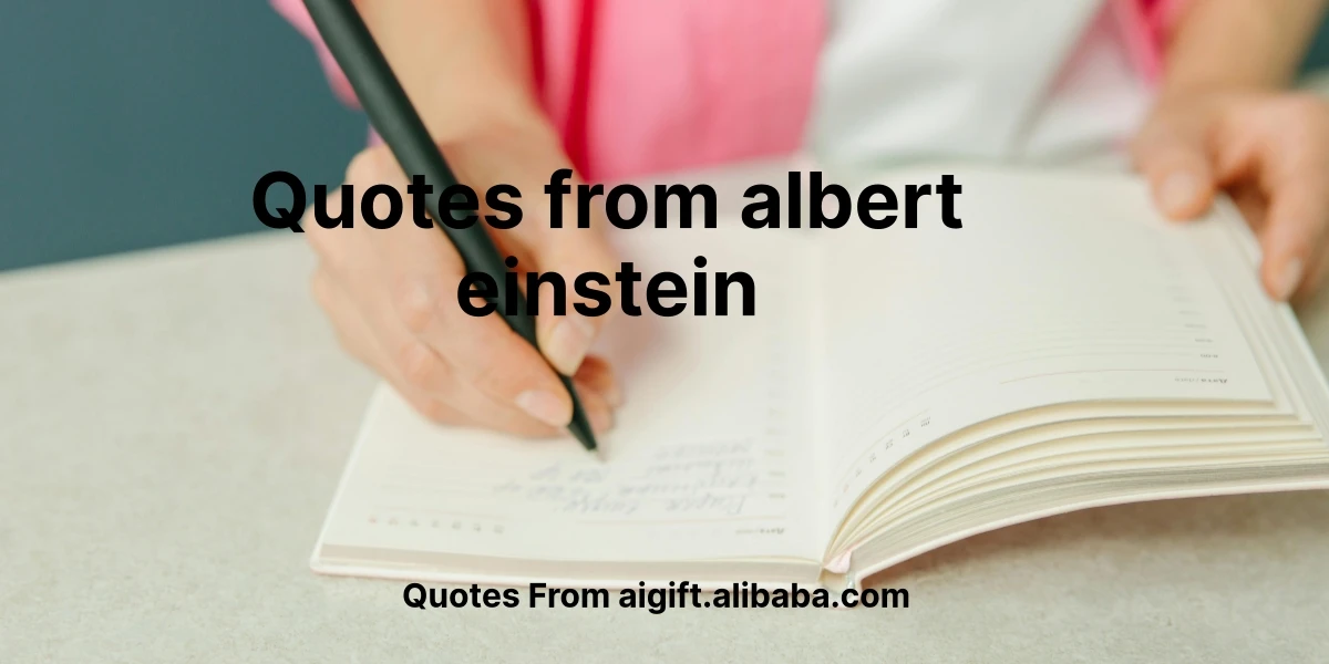 quotes from albert einstein