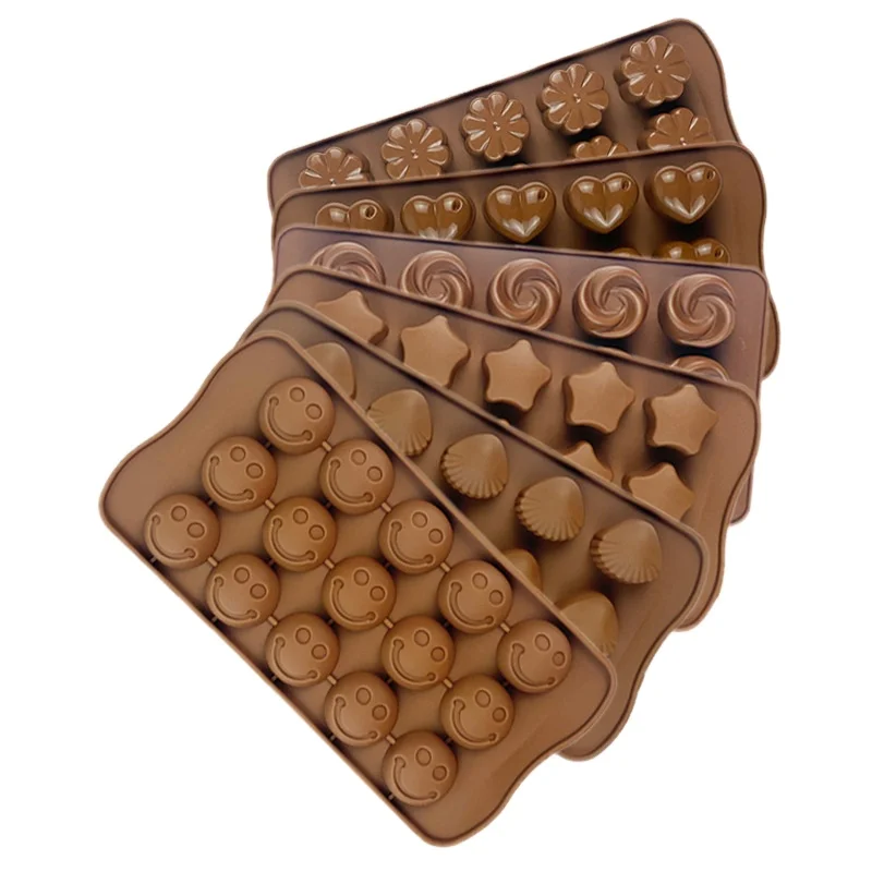 

Chocolate silicone mold set rose creative DIY candy silicone mold cake baking, Red