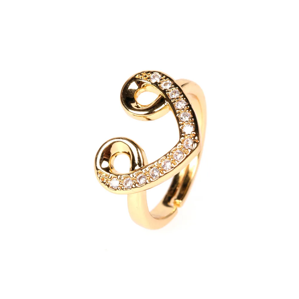 

New Creative Design Hollow Heart-shape Ring 18k Gold Plated Jewelry Lady Ring For Party Girl