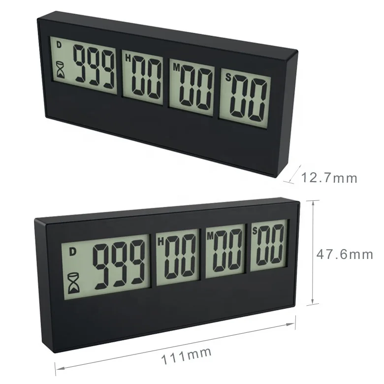 
KH-TM033 Student Classroom Examination Digital 999 Days Hours Minutes Seconds Countdown LCD Timer 