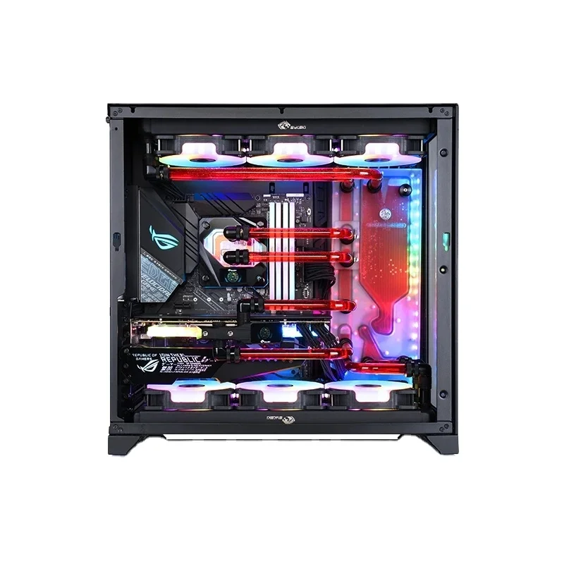 

Bykski Distro Plate For LIAN LI O11 Dynamic Case, 2X 360 Radiator Water Cooling Loop Solution, 12V/5V RGB SYNC, RGV-LAN-O11-D360, Transparent