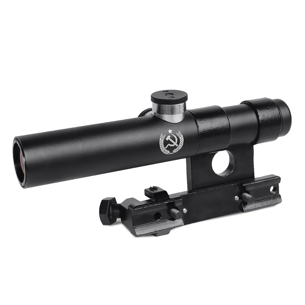 

Hunting Riflescope 3.5X Shockproof Multi-coated SVT-40 Scope Shockproof SVD Mosin Nagant AK riflescope AKscop hunting optics, Black