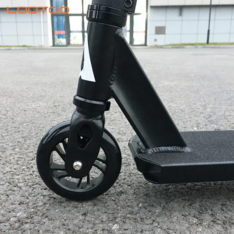 
2020 1pcs titanium handlebars professional custom neo chrome kick extreme pro stunt scooter with 110mm pu 2 wheel 
