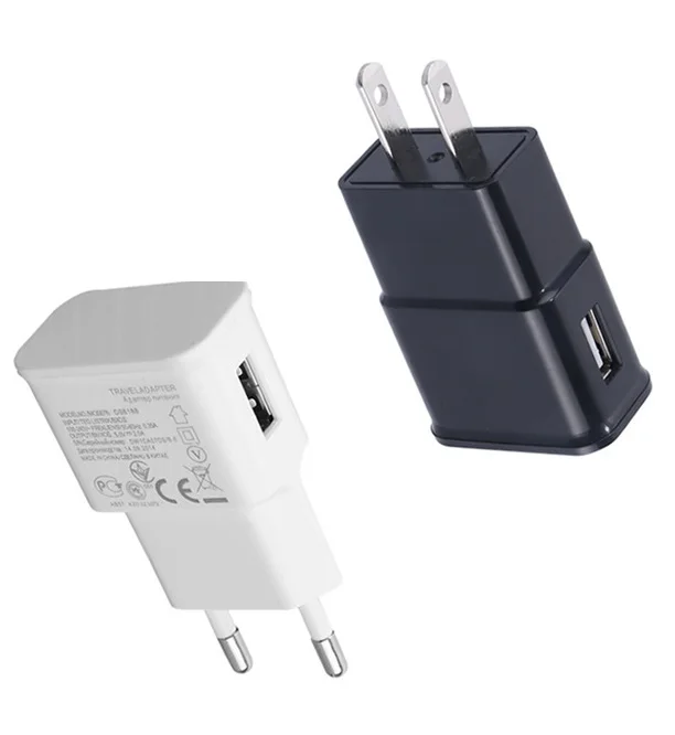 

Wall Charger EU US Plug 5V 1A USB Wall Charger For Smart phones