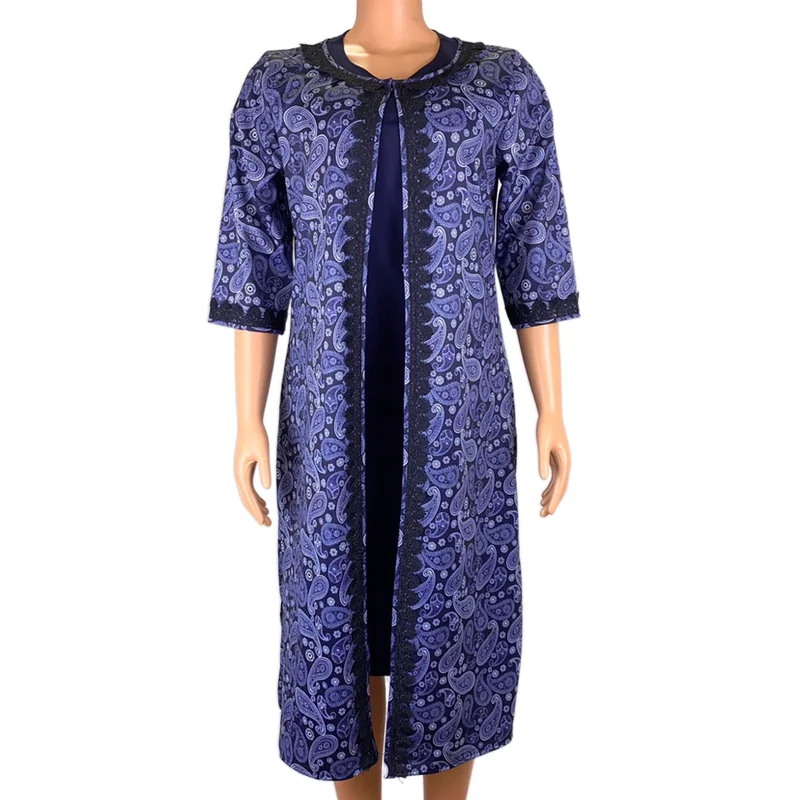 

Wholesale China African Clothes Plus Size ladies office wear turkey dresses Floral Print Office Dress For Women, Customized color