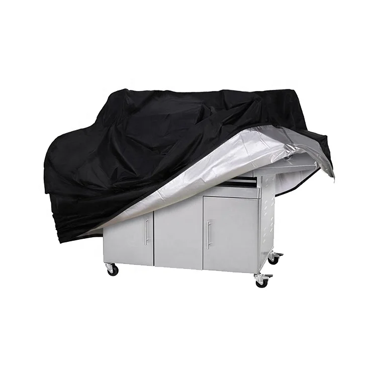 

High Quality Durable 210D Oxford Waterproof BBQ Cover Barbecue Grill Cover, Black