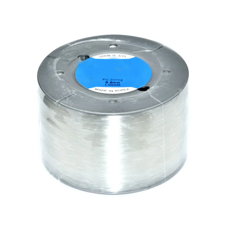 1000 Meters Strong Elastic Crystal String Line 0.4mm 0.6mm 0.8mm 1.0mm DIY Beaded Bracelet Making Line Pu Thread