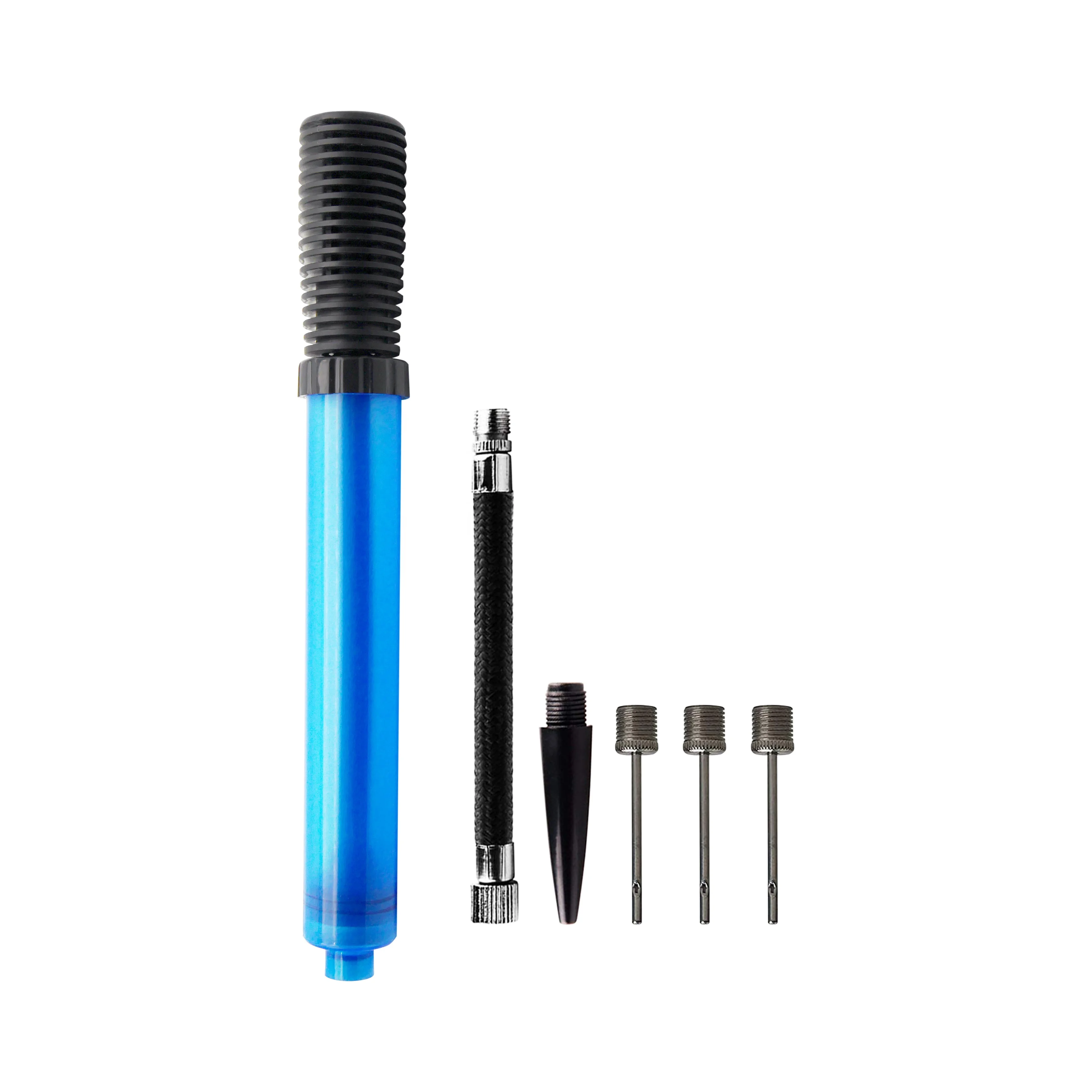 

Portable and Fast inflates Small Sports Ball Pump Kit - Air Pump with Needle, nozzles, Rubber Hose for Basketball