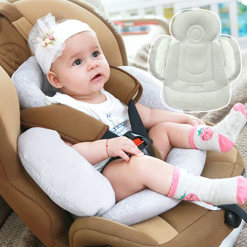 

Waterproof baby stroller cushion mats car seat accessories head support belt shoulder-sided protective cover Neck Protection pad, Colors