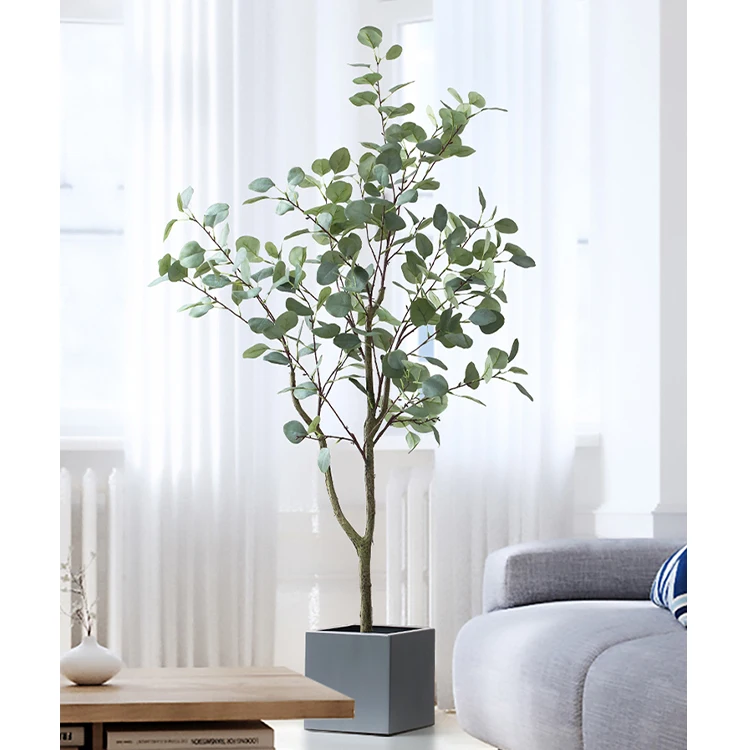 

New Style High Simulation Artificial Eucalyptus Trees and Plants for Wholesale Decoration, Green