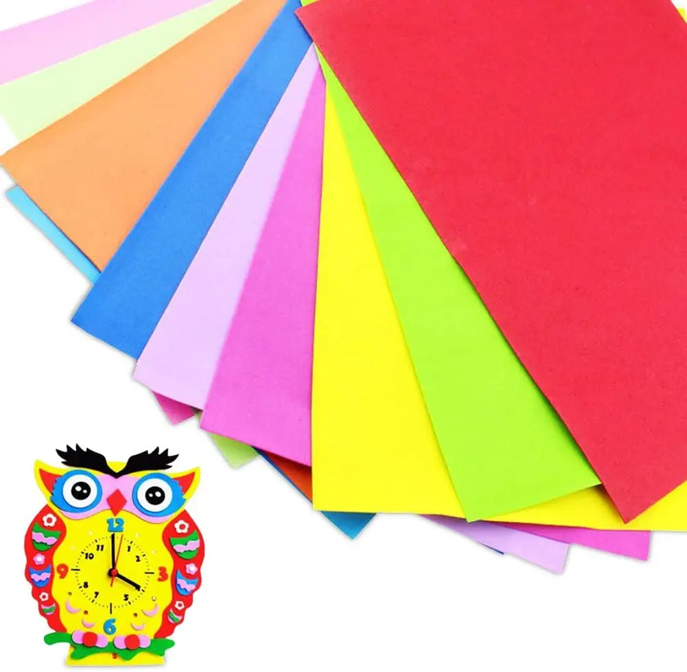 Eva Foamy Sheet 2mm,5mm A4 For Children's Diy Craft Eva Foam Roll Self