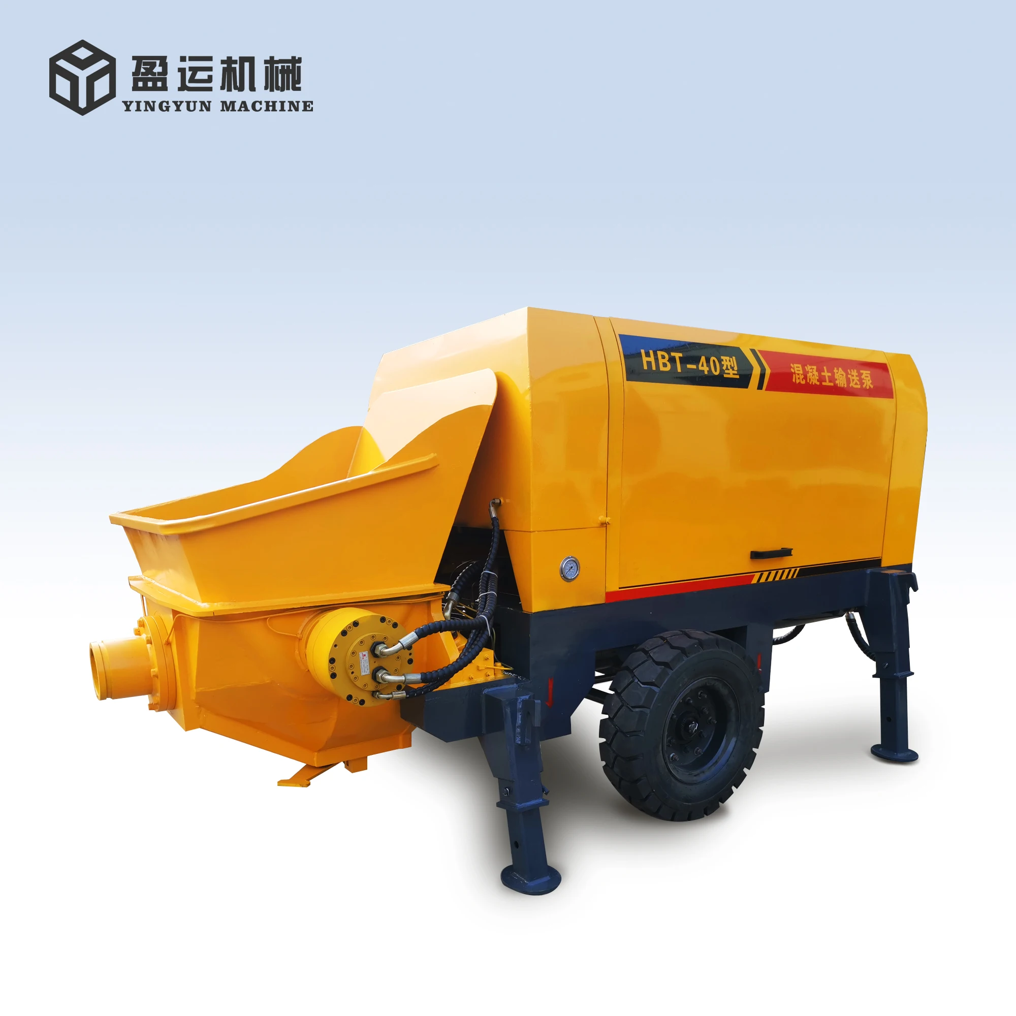 
HBT-40 portable small concrete pump 