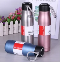 

Portable BPA Free eco friendly reusable sport double wall 304 stainless steel metal children gym drinking water bottle for kids