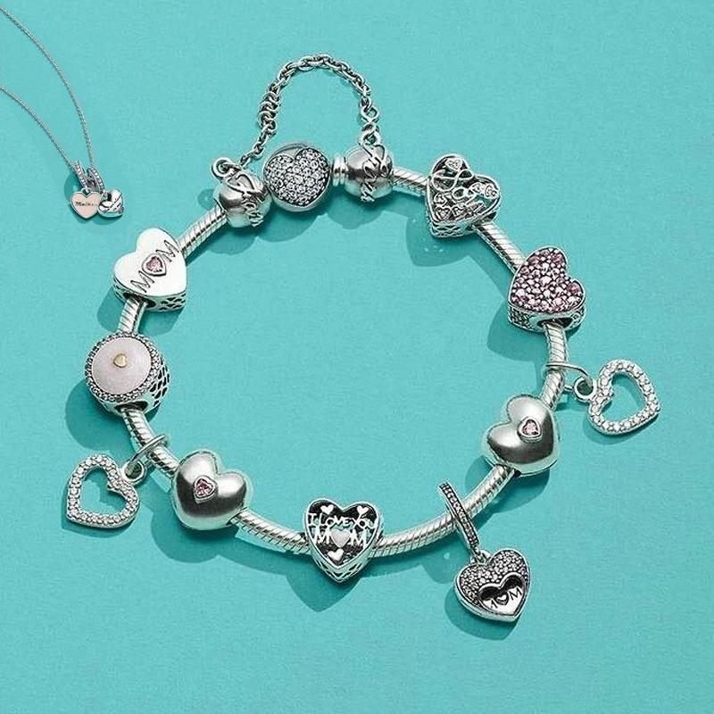 

Mother's Day gift 925 sterling silver jewelry Charms