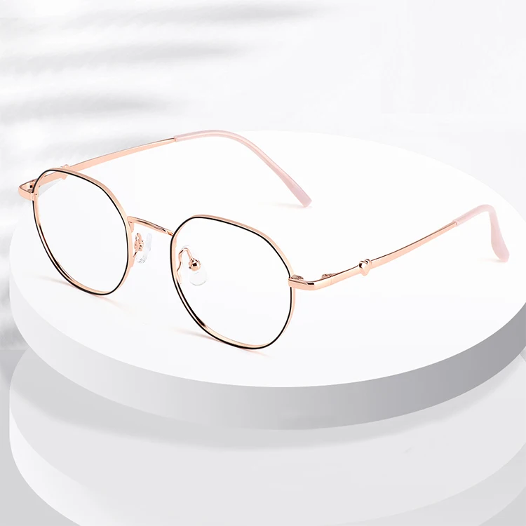 

High quality male femalebest selling unisex titanium eyeglass frames, 5 colors