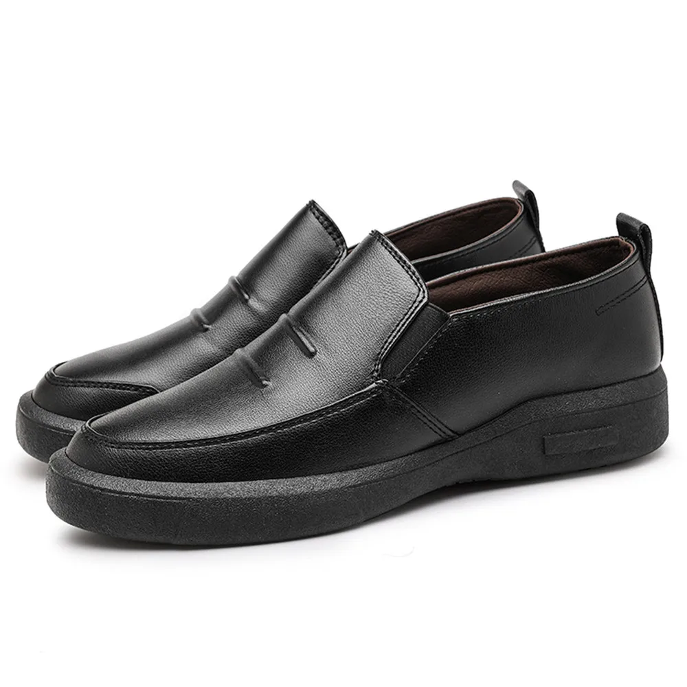 

Hot Sale Black Business Men's Leather Shoes, Customized color