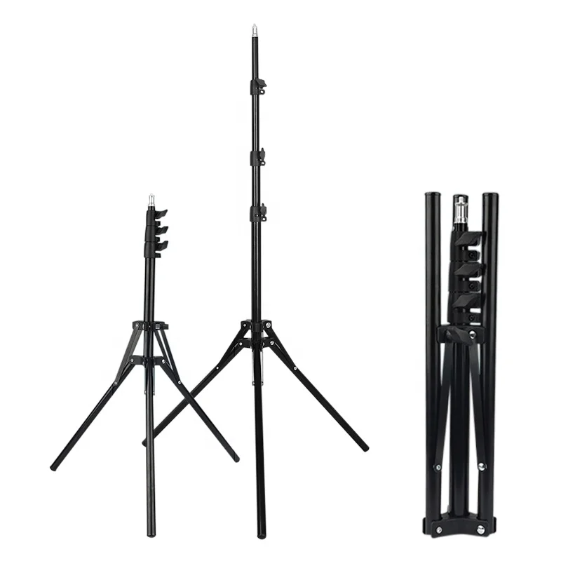 

Reverse Folding Tripod Stand High Quality Digital Camera Photo Light 185cm Tripod, Black
