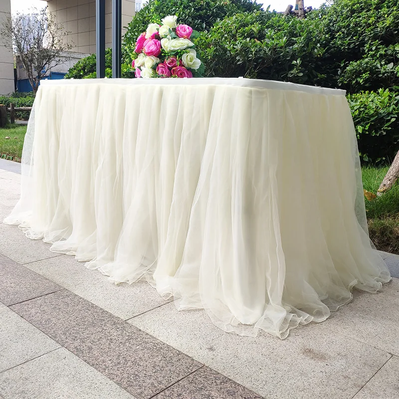 
Wedding Table Decoration TuTu Table skirt Table Cover 