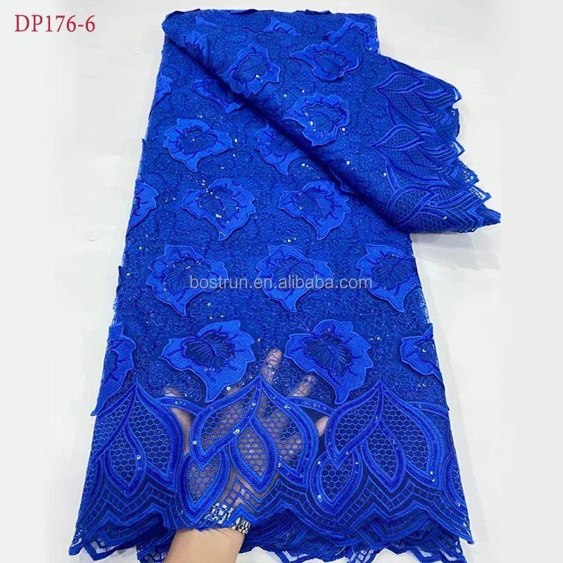 

DP176 High Quality Latest African Laces 2020 With stones beads Nigerian Tulle French Net Lace Fabric For wedding Party