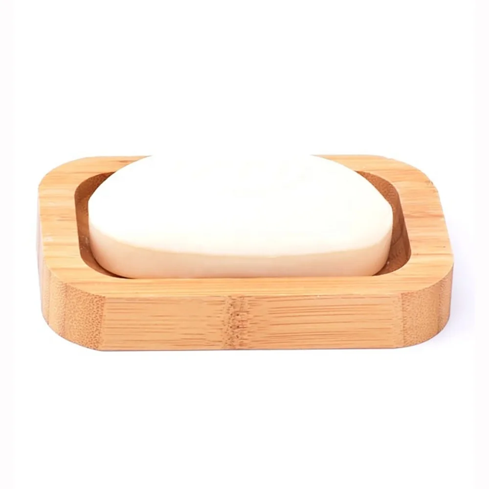 

Eco Friendly Small Round Soap Storage Bamboo Box For Hotel, Natural bamboo