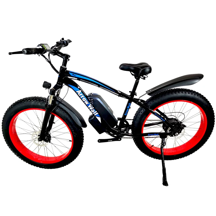 

2021 wide tire electric bicycle 1000W26 inch 5-speed power-assisted 12 magnetic sensor snow electric bicycle