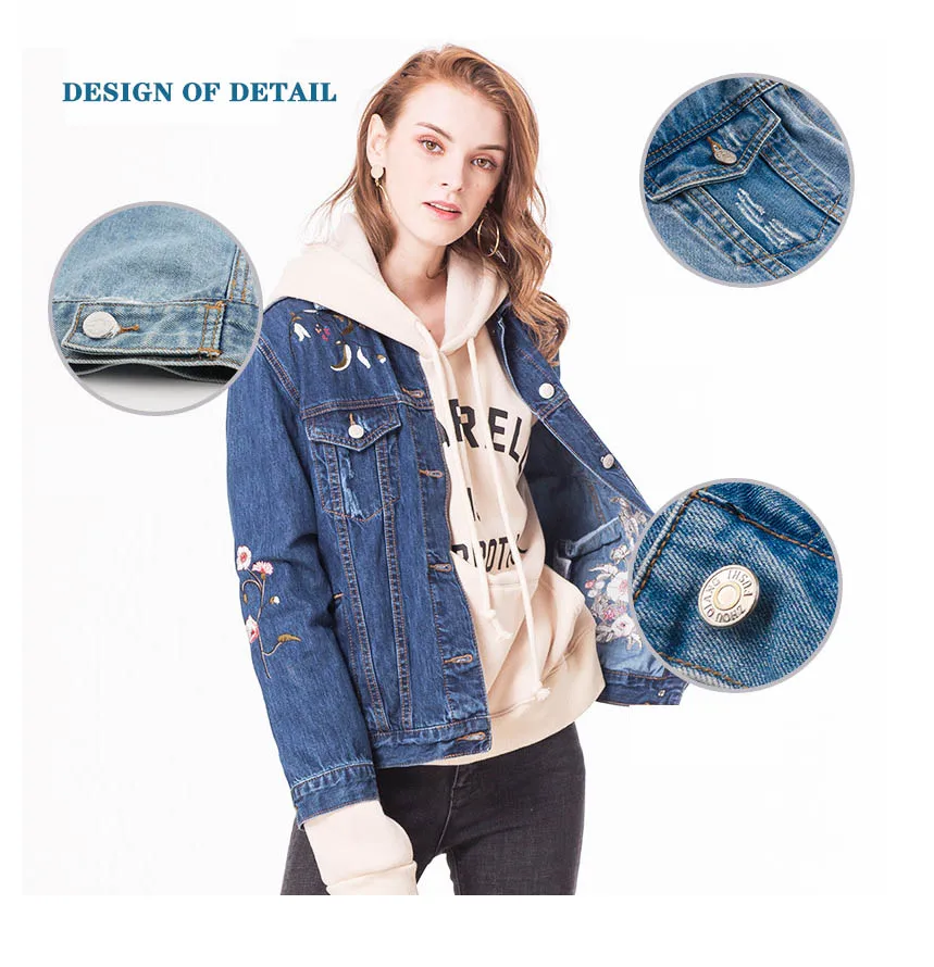 High Quality Luxury Girls Denim Jacket 
