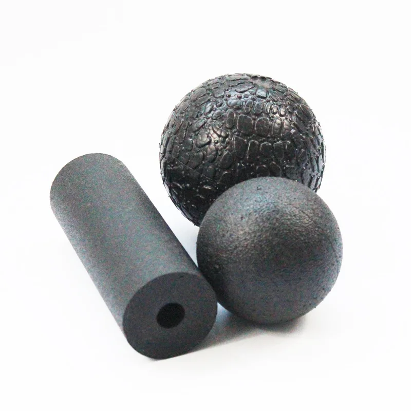 

Health Fitness Massage Medicine Yoga Myofascial Release Fascia Body Pilates Gym Sport Ball Massager Roller Black