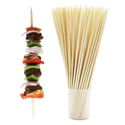 Wholesale bamboo sticks bbq skewers round bamboo sticks