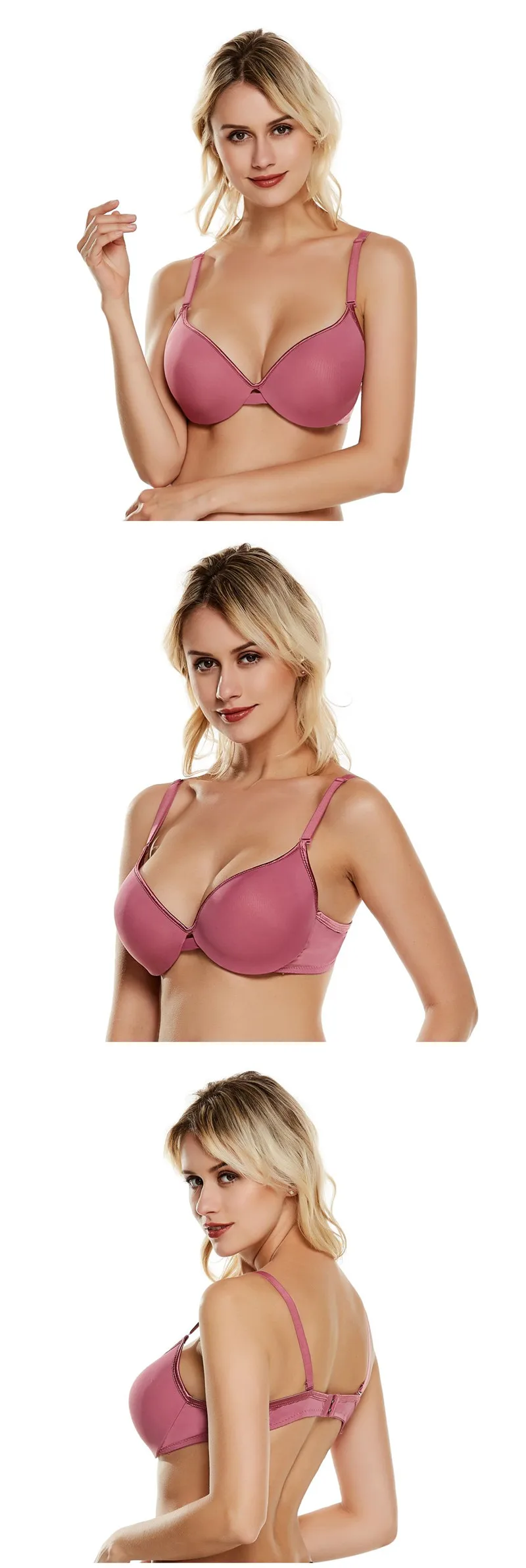 Women S Bra C Cup Bra Pure Color Deep V Sexy Underwear Plus Size Bras For Big Women Buy Ladies Avon Bra Ladies New Model Bra Big Bra Sizes Product On Alibaba Com