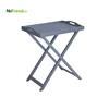 Cheap removable folding wood tray folding table foldable end table