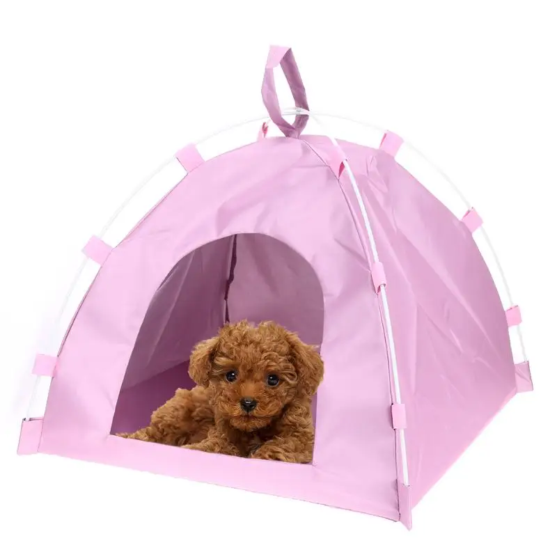 

Portable Foldable Cute Pet Dogs Tent Outdoor Indoor Tent For Kitten Cat Small Dog Puppy Kennel Room Cats Nest House