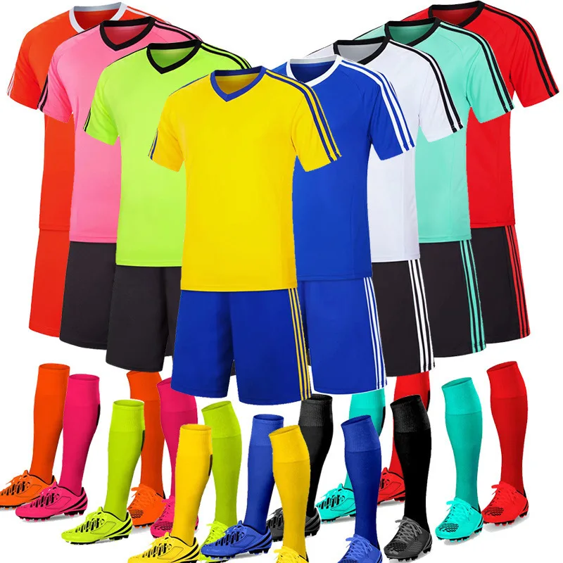 

Best Selling Products 2020 in USA Amazon Thai Quality Factory Wholesale Soccer Jersey Set Wear Cheap Price Player Version