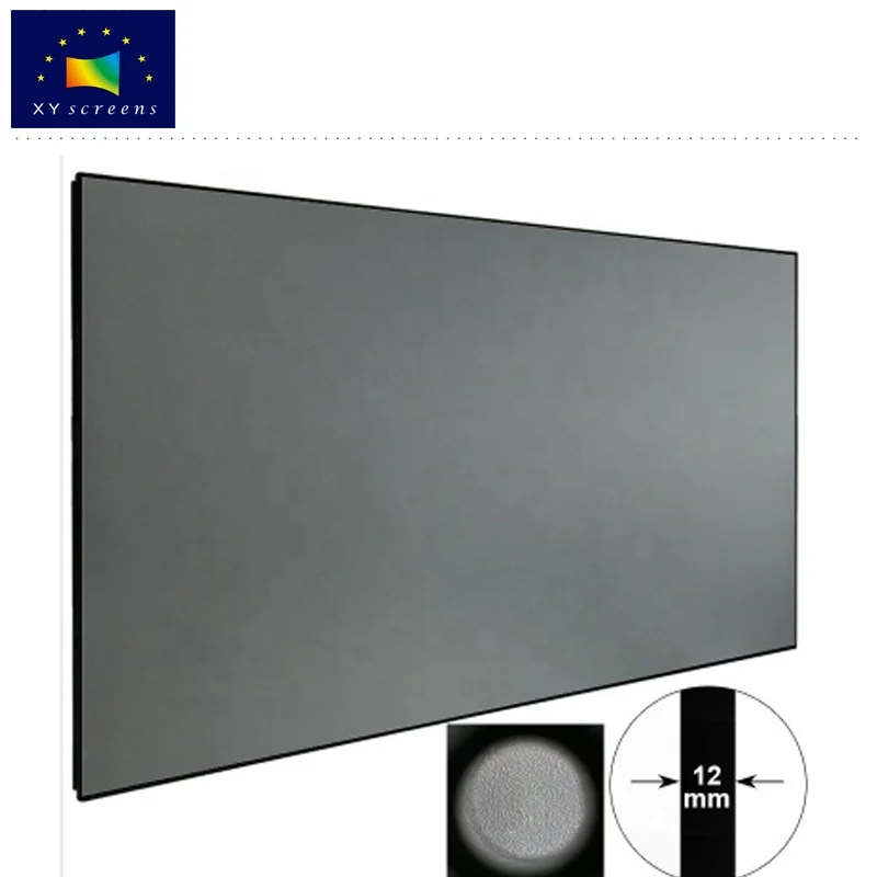 

180 inch black ALR screen xy fixed frame daylight anti-lights long throw projector screen