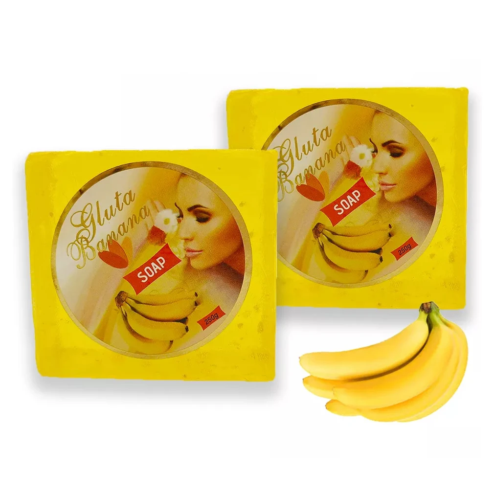 

Organic Natural Banana Handmade Bleaching Soap Bath Gluta Whitening Soap