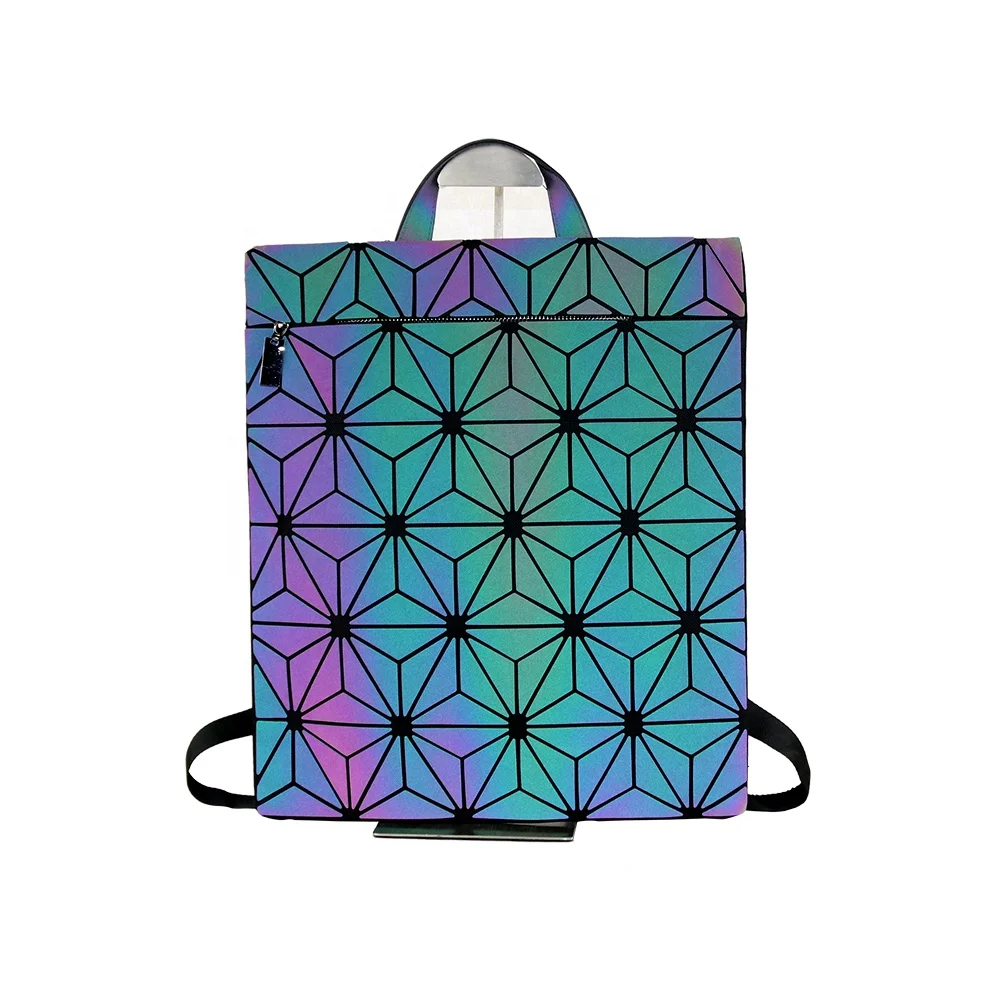 

Brand New Party Luminous Geometric Backpack With High Quality
