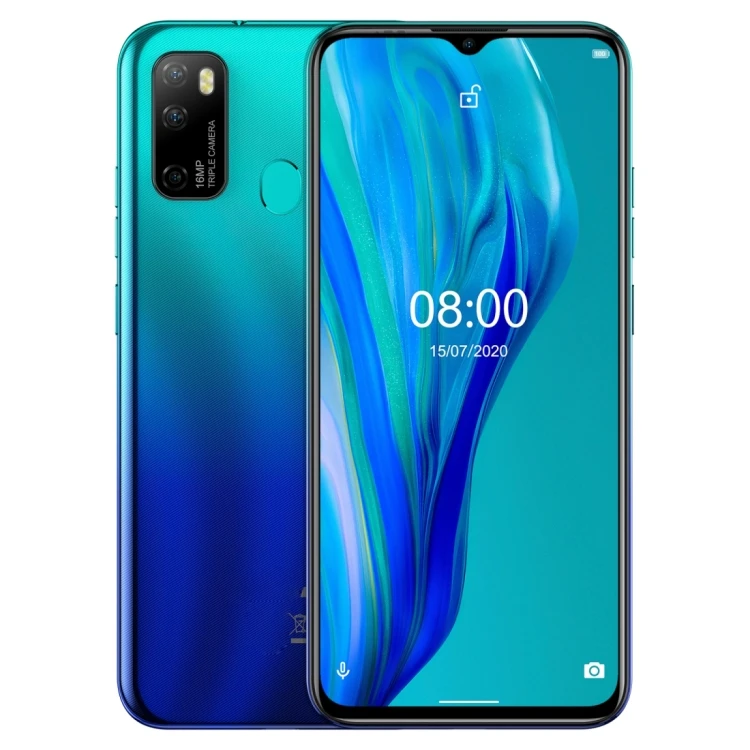 

High quality Global official version Ulefone Note 9P 4GB+64GB 6.52 inch Drop-notch Android 10.0 phone (Gradient Blue)