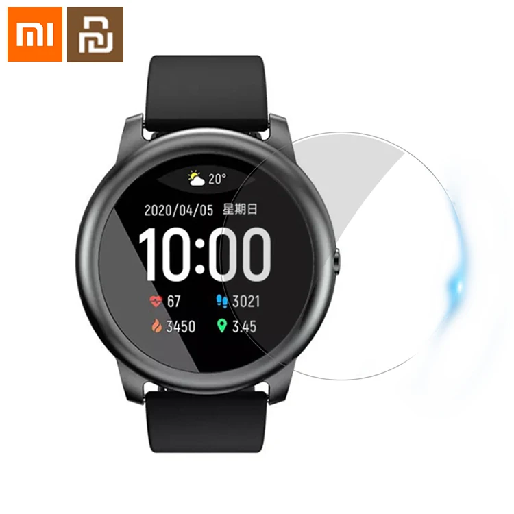 

2021 Xiaomi Global Version IP68 Sports Fitness Tracker Sports Metal Round Shell Heart Rate Haylou Solar LS05 Smart Watch