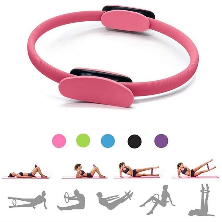 

Tking Circle Training High Resistance Sports Exercise Pilates Yoga Rings, Black,blue,pink,purple or customized color