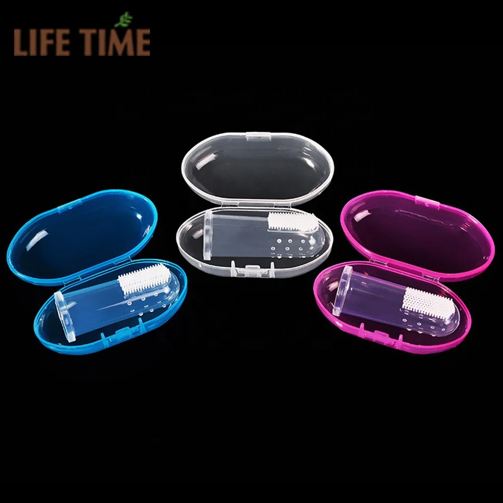 

Soft high quality silicone baby finger toothbrush baby teething toothbrush mini toothbrush
