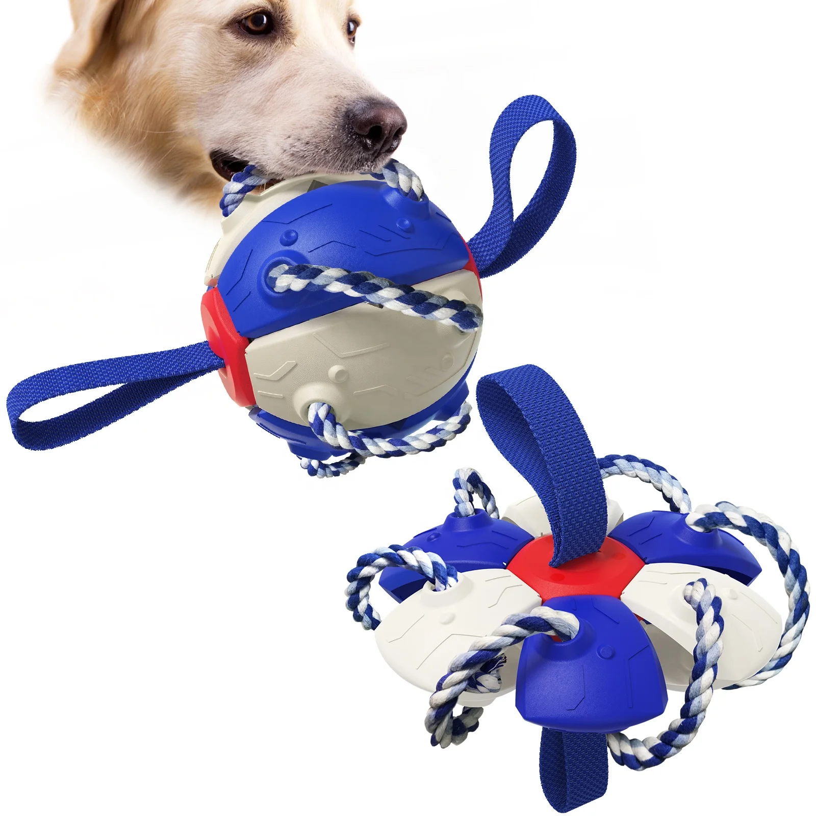 

2021 Quality Guaranteed Pet Toys Dog Biting Throw Ball Dogs Clean Teeth Ball Wholesale Dog Chew Toy Disc Ball