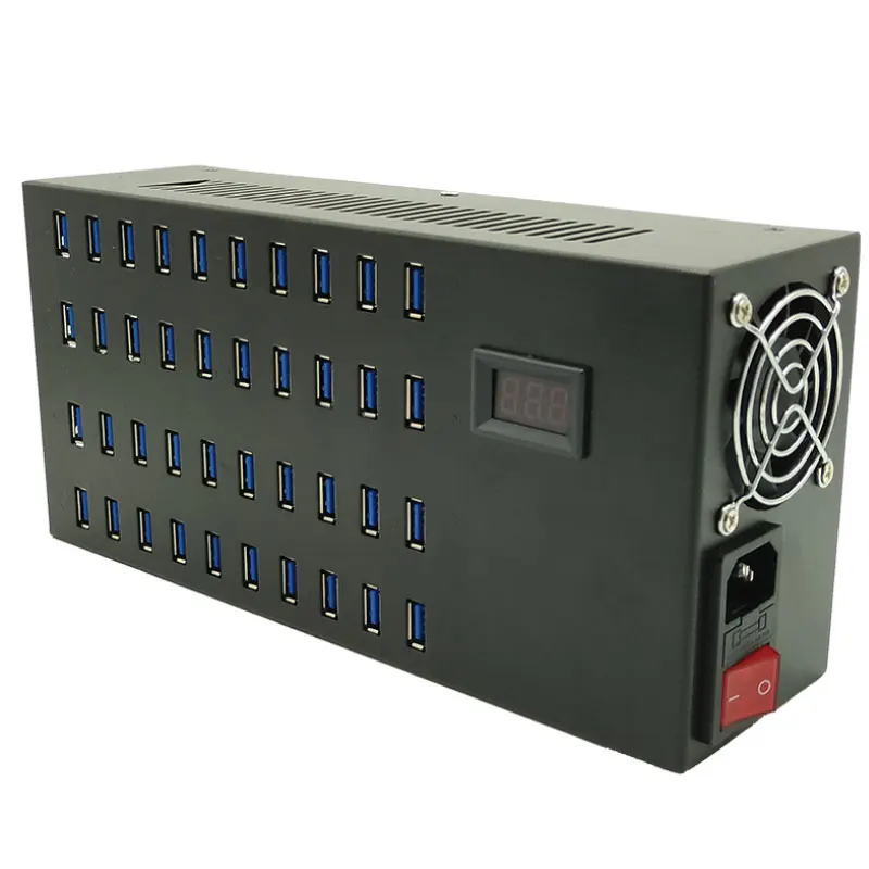 

Custom HUB 300W 40 Port USB Fast Charging Station Travel Desktop USB Rapid Charger 40 HUB USB