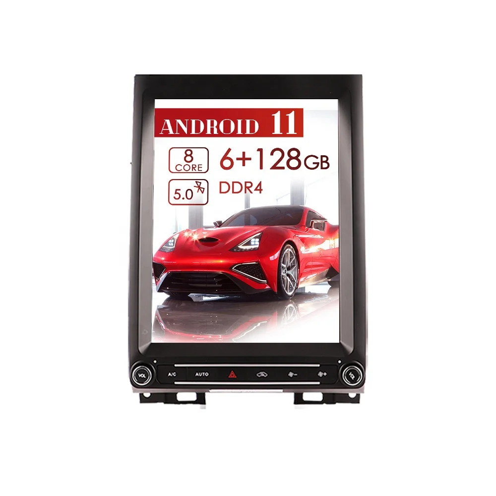 

128G Android 11 Multimedia Video Player GPS Navigation For Ford Raptor F350 2015 - 2020 Car Radio Auto Vertical Stereo Unit DSP