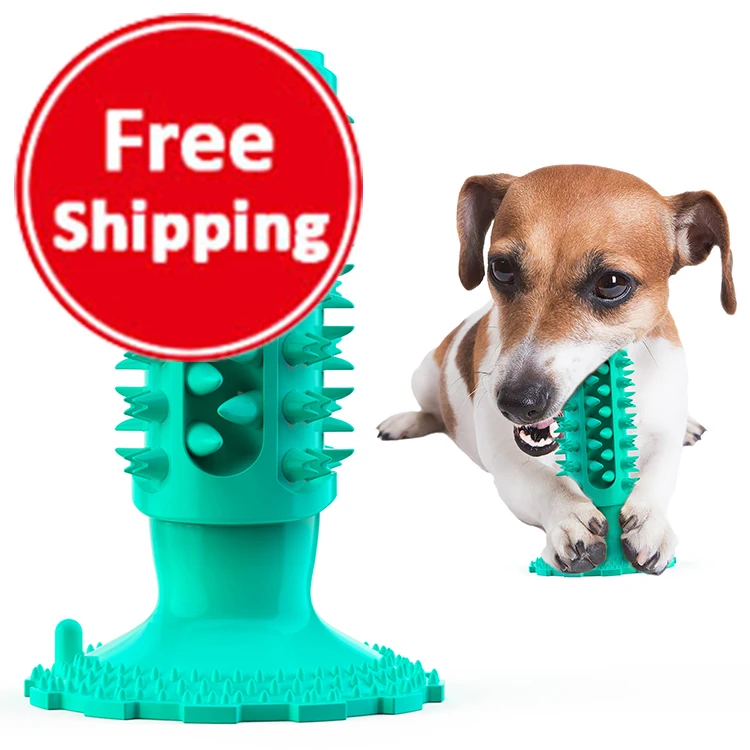 

Eco Friendly Pet Toy Chew Products Dog Molar Stick Toothbrush Cleaning Toys, Yellow/green/blue
