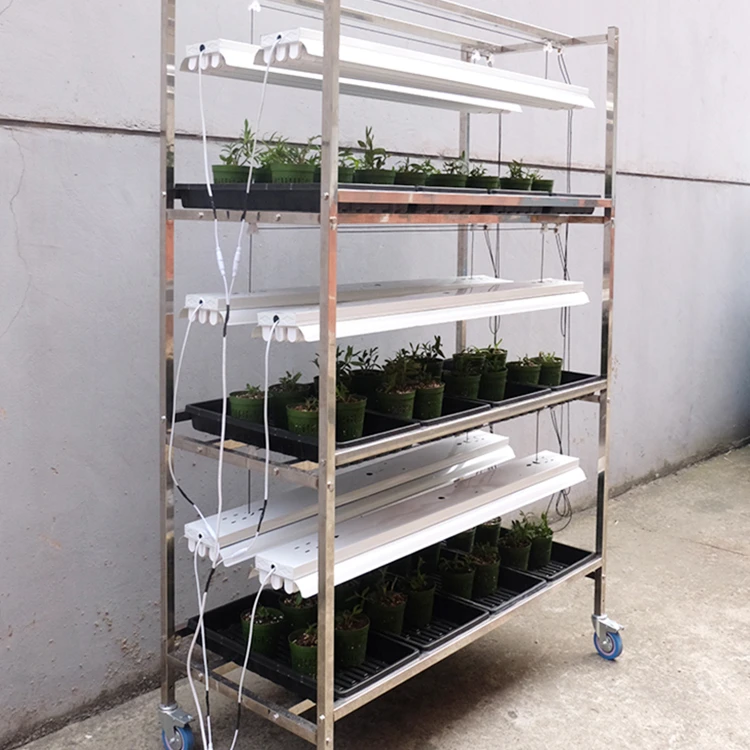 

Skyplant Large Commercial Metal Plant Layer Flower Pot Cart Display Rack