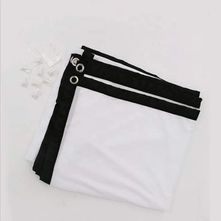 

watt white Fabric Projection Screen Portable Home Theater Outdoor Use Movie milk Projector Screen